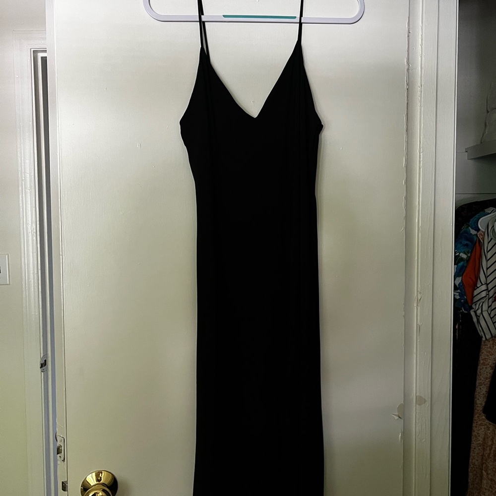 Zara Black Slip Dress